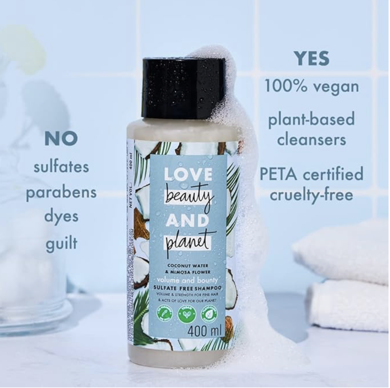 Love Beauty & Planet Coconut Water & Mimosa Flower Shampoo